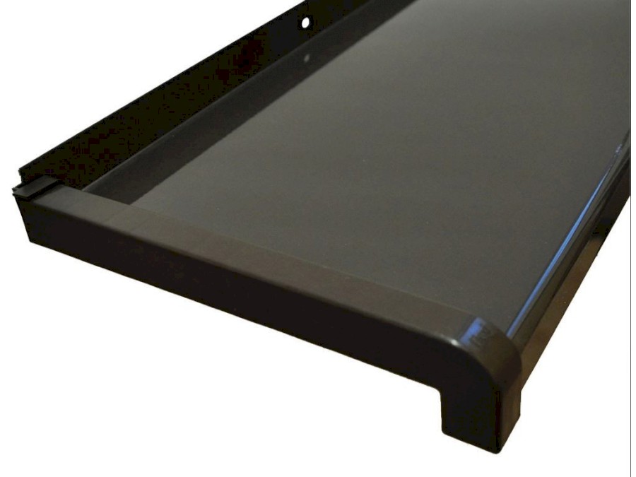 Parapet AL Hnědý na míru hloubka 320 mm